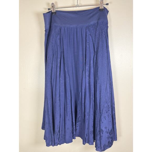 Coldwater Creek Dresses & Skirts - Coldwater Creek Womens Gypsy Midi Skirt S Boho Renaissance Festival Whimsigoth